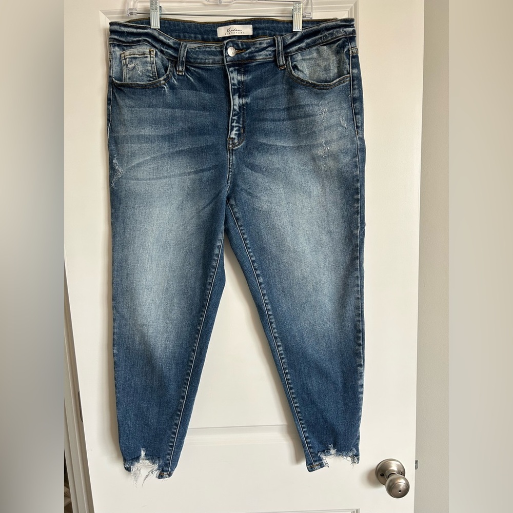 KanCan Kurvy Ultra High Rise Ankle Skinny Jeans